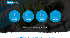 Desktop Screenshot of bonamedia.cz